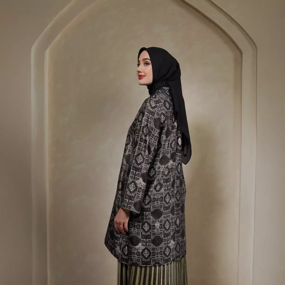 ZM Zaskia Mecca - Lahni Ink Tunik Muslim Wanita - Teman Serumpun - Edisi Laos