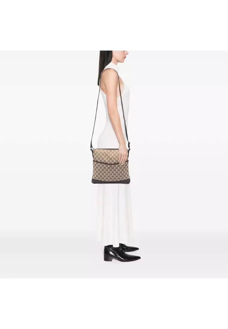 Pre-Loved Gucci Gg Canvas Crossbody
