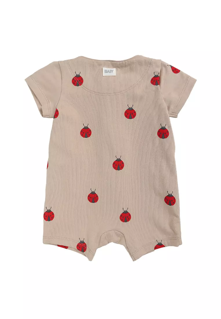 The Short Sleeve Zip Romper