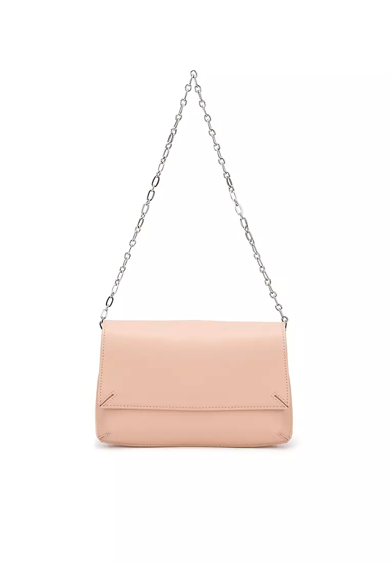METAL CHAIN SHOULDER BAG