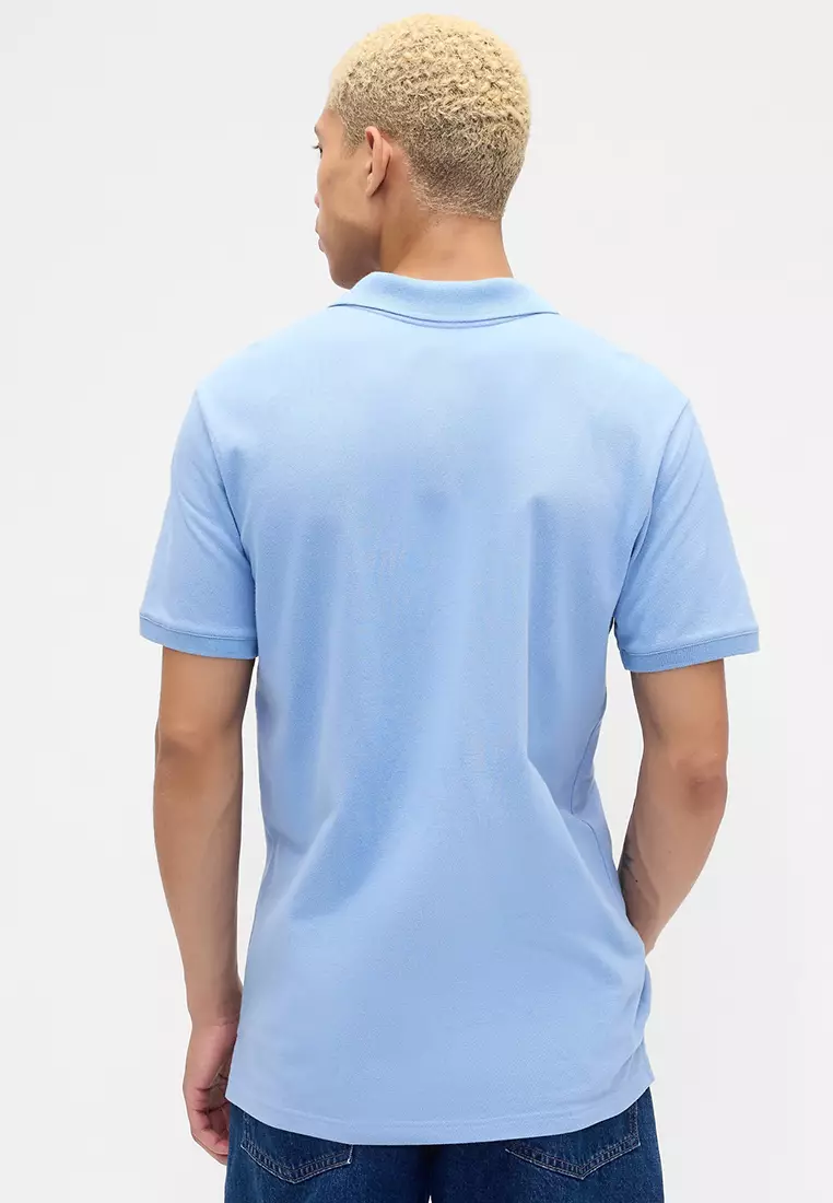 Logo Pique Polo Shirt