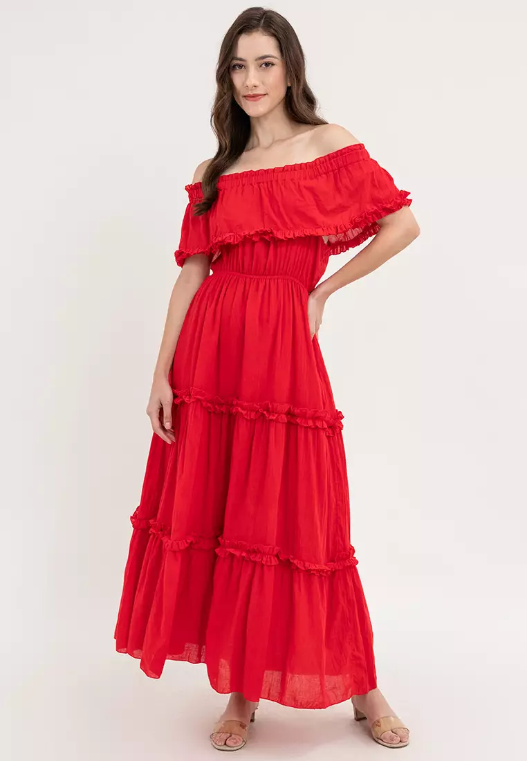 Alessandra Off Shouder Dress