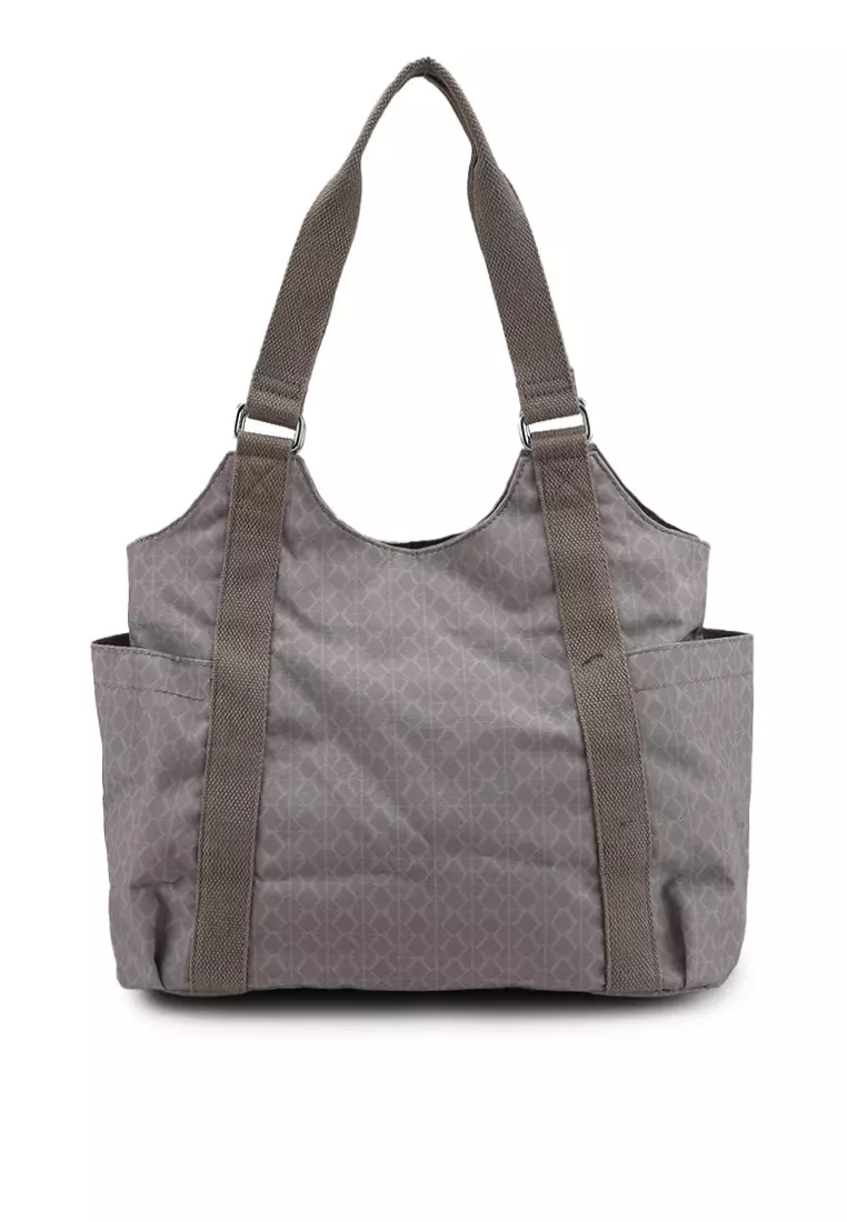 Printed Nylon Shoulder Bag