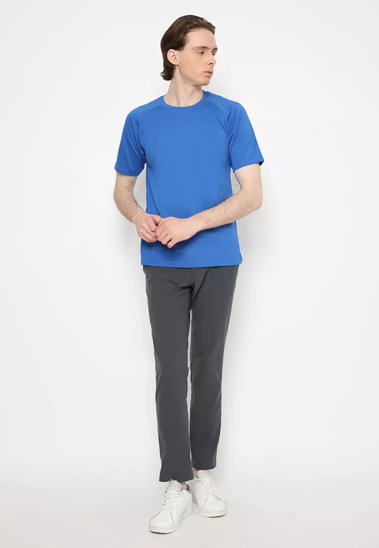 Jobb Colero Kaos Pria Slim Fit Medium Blue