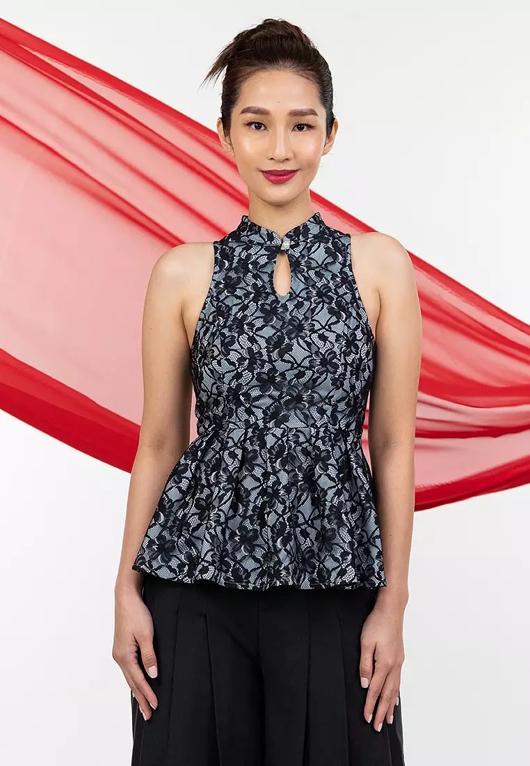 Zalora peplum top discount