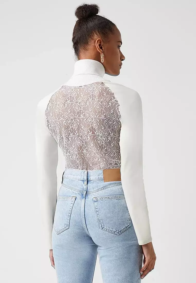 Pf Sonita Lace Jersey Sweater