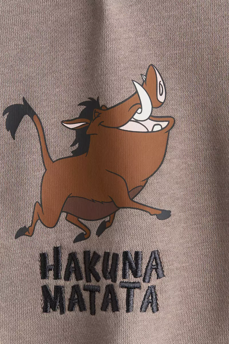 Print-motif sweatshirt