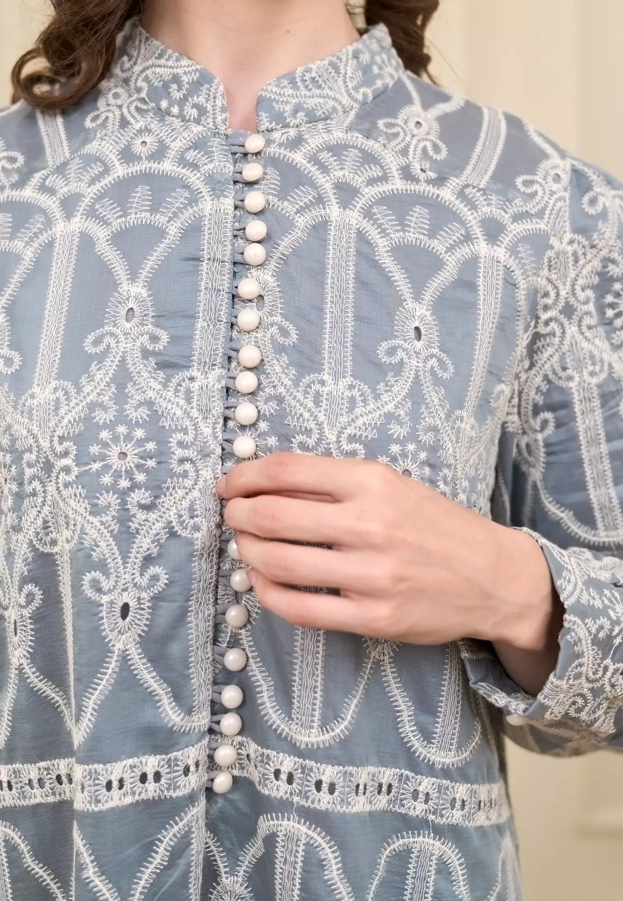 Saffiya Dress - Azure