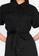 ZALORA BASICS black Shirt Dress with Tie 3C5FFAA07820FAGS_3