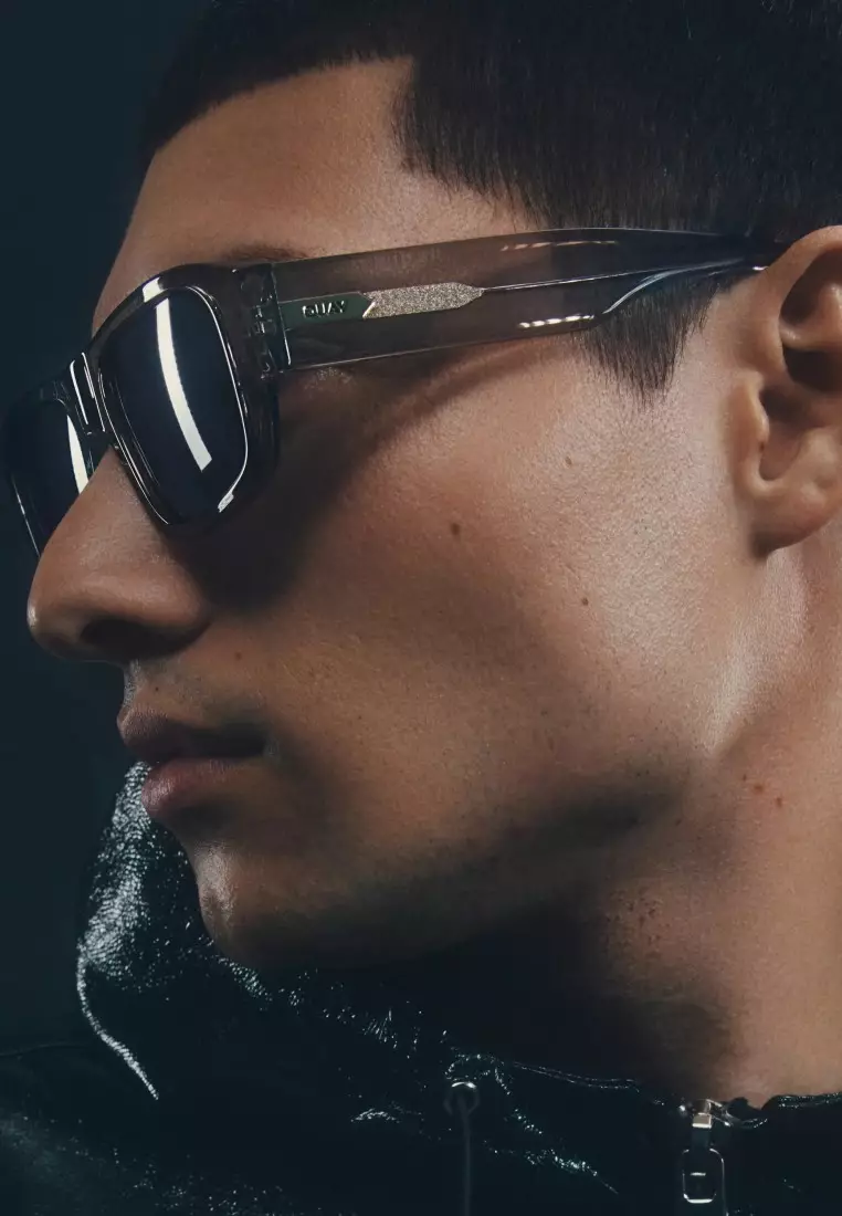 Night Cap Sunglasses - Grey/Navy Polarized