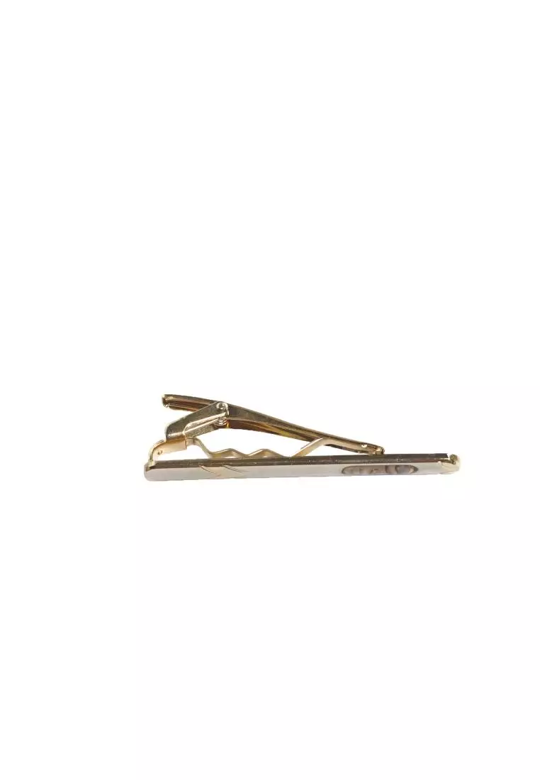 Houseofcuff Pin Tie Jepit Dasi Slim Gold A18