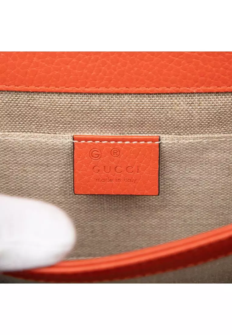 Pre-Loved Gucci Small Dollar Calfskin Interlocking G Crossbody