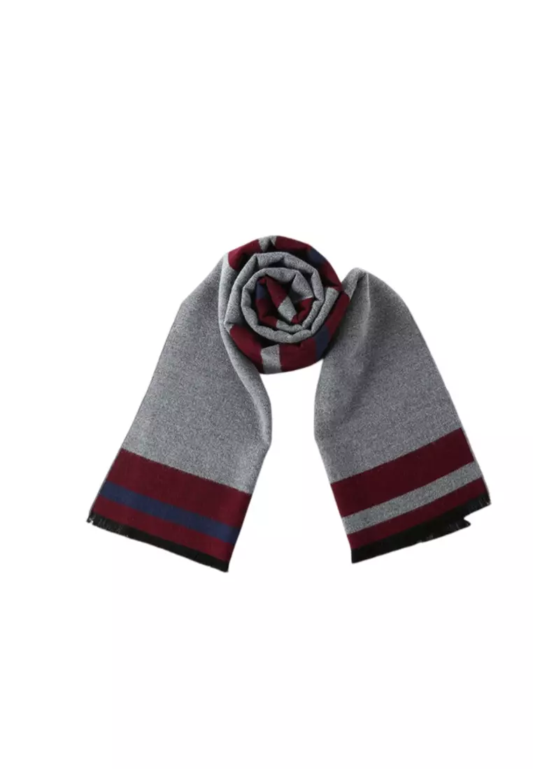 Men's Warm Scarf for Autumn and Winter - Thick Korean Style Long, Versatile Scarf