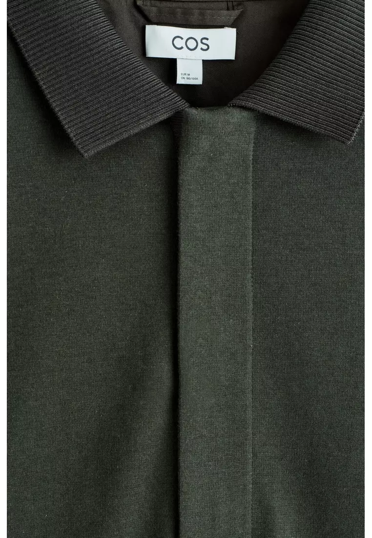 JERSEY HARRINGTON JACKET