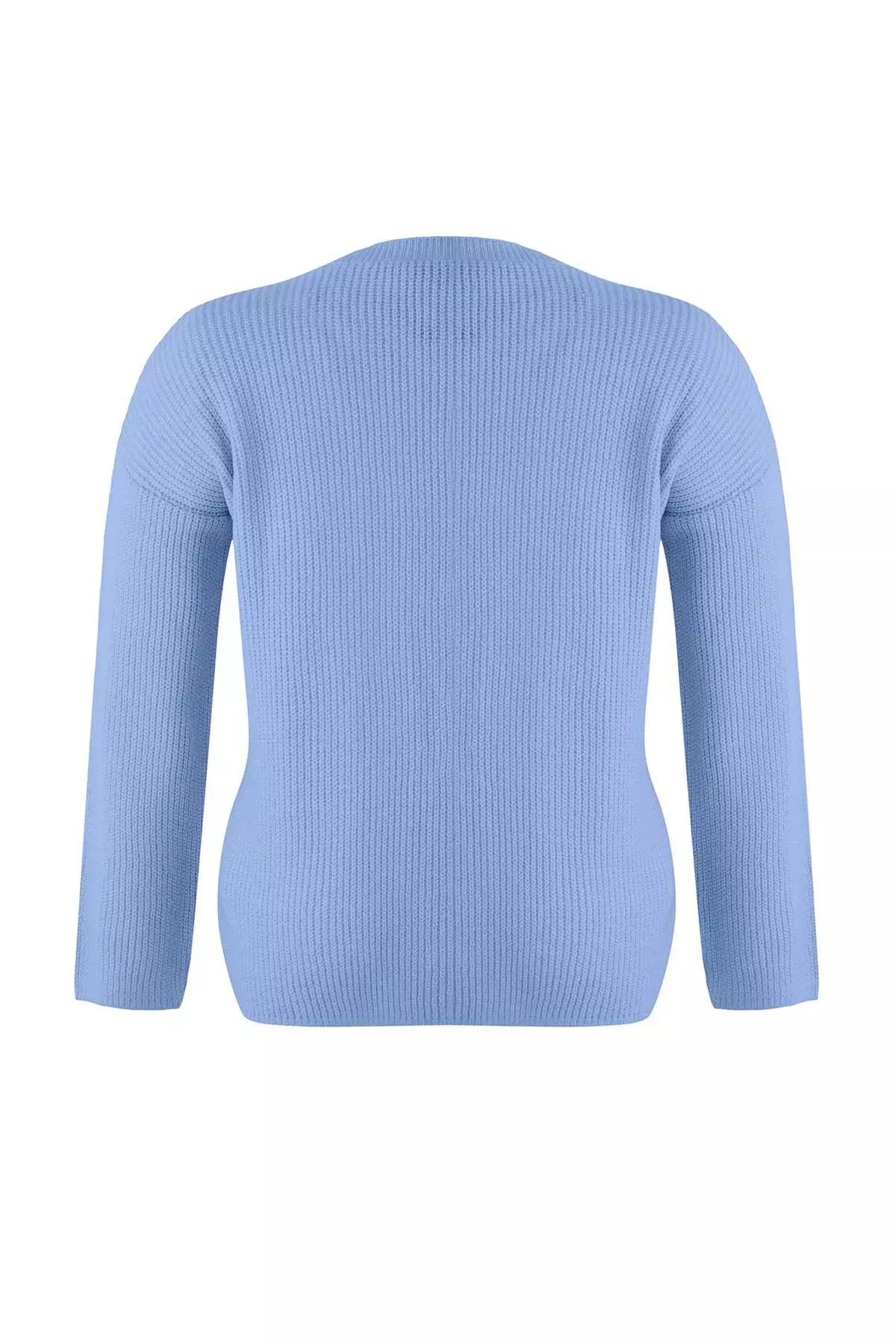 Blue Bow/Ribbon Detailed Knitwear Cardigan