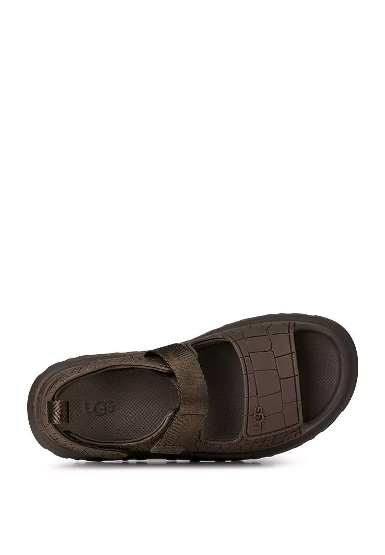 Women's GoldenGlow Embossed Sandal - Dense Smoke (1175311-DNSS)