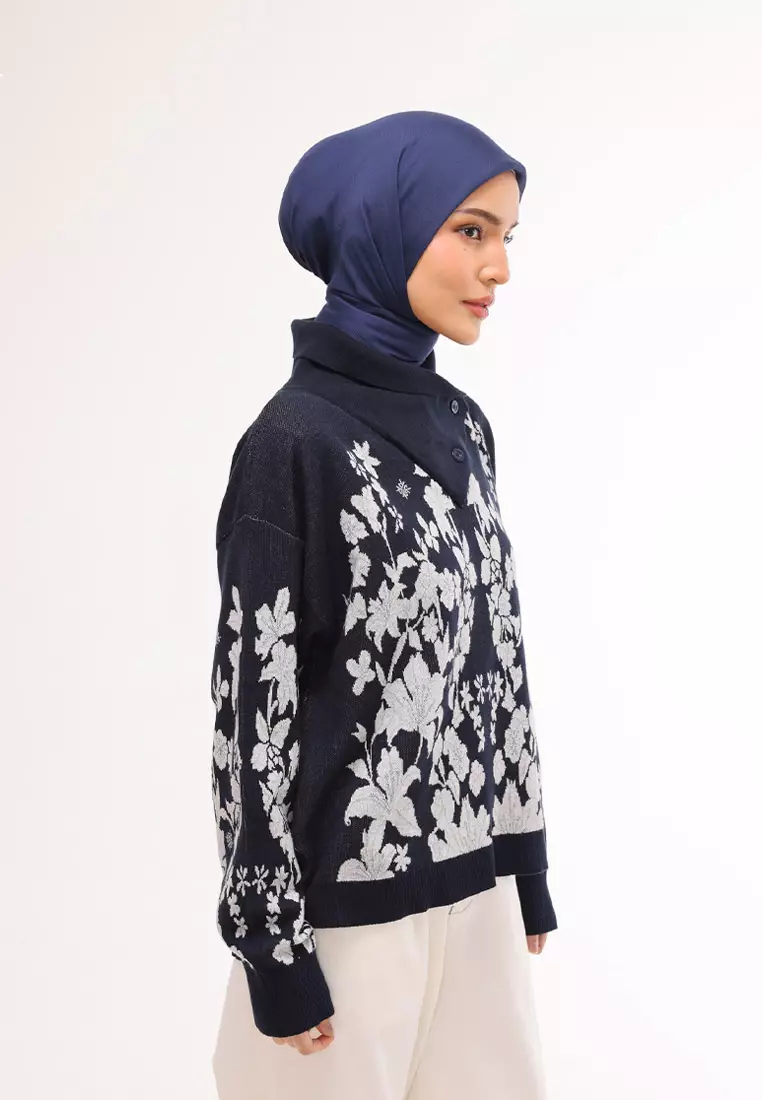 Ria Miranda Midnight Nerin Knit Top