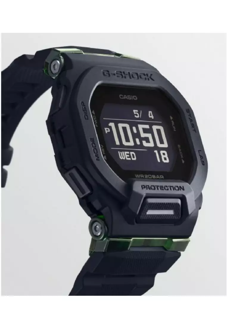 G-SQUAD Men's Analog Digital Watch GBD-200 Series Black Resin Band Sport Watch GBD-200UU-1