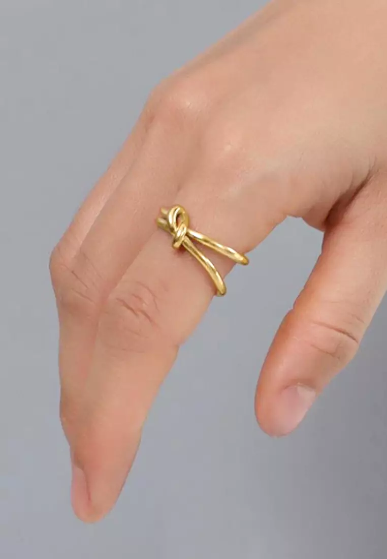 Forever Knot Gold Ring