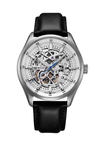 WULF 黑色 Wulf Exo Silver and Black Skeleton Watch 6F866AC7297BC1GS_1