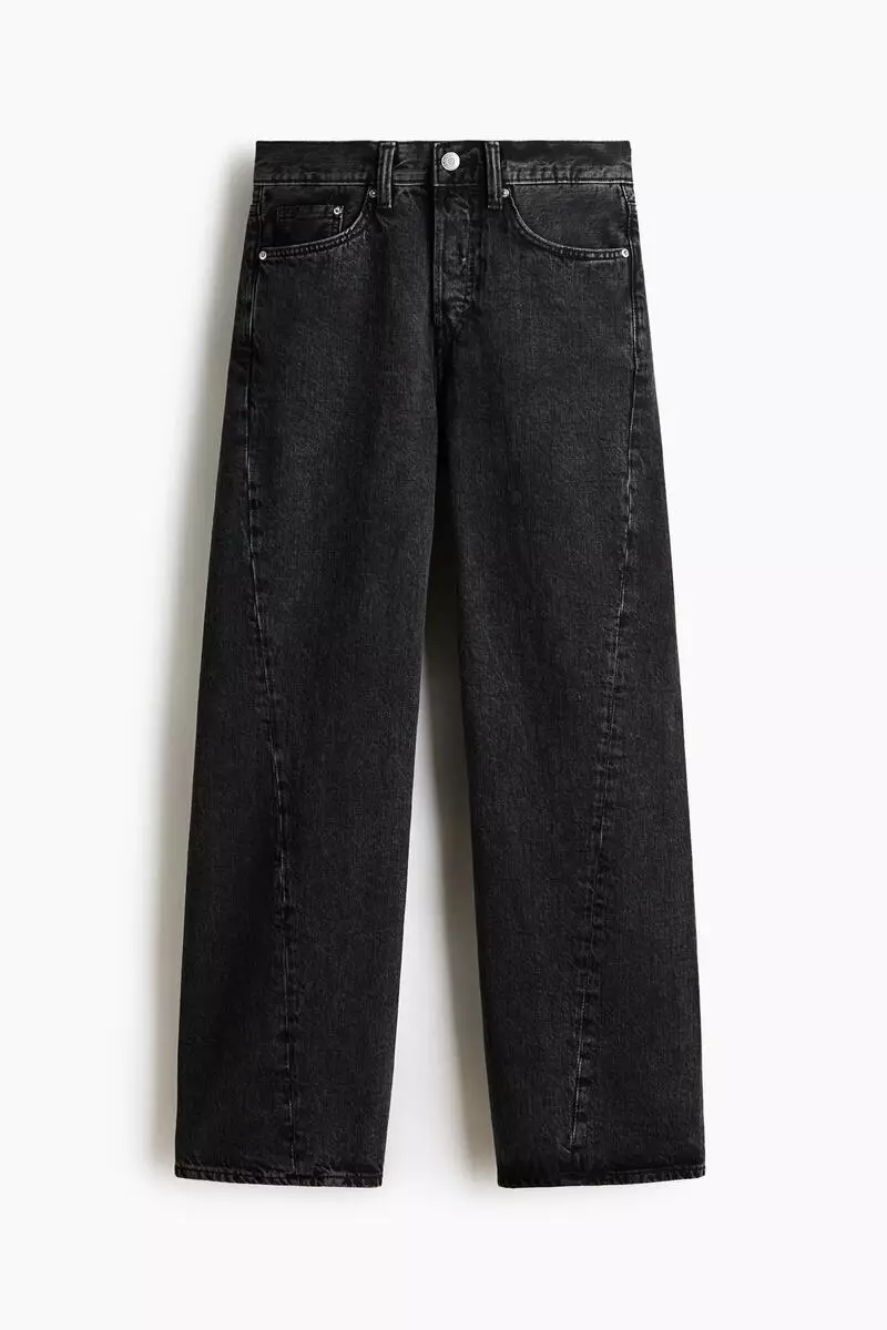 Loose Straight twisted leg jeans