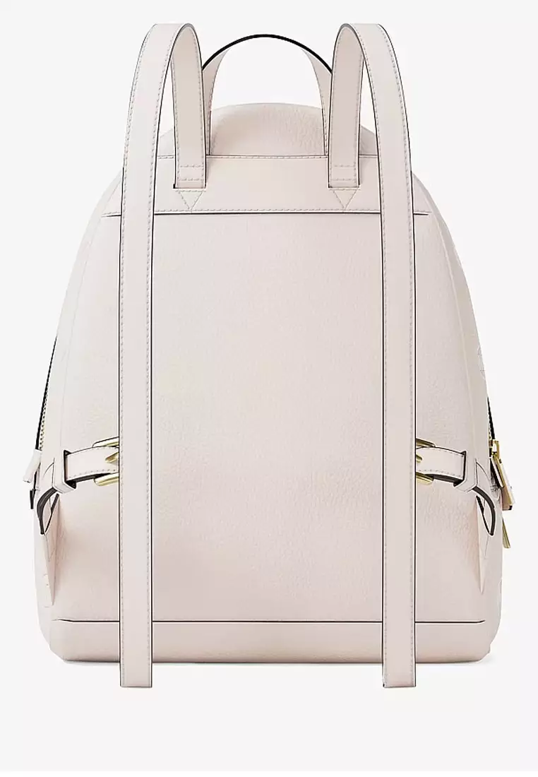 Rhea Medium Logo Debossed Backpack