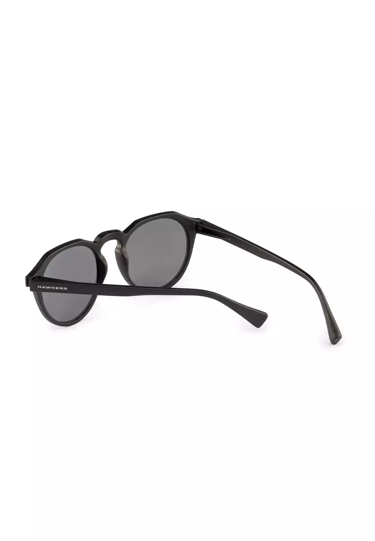 HAWKERS Black Chrome WARWICK Sunglasses for Men and Women. UV400 Protection. Official Product Designed in Spain