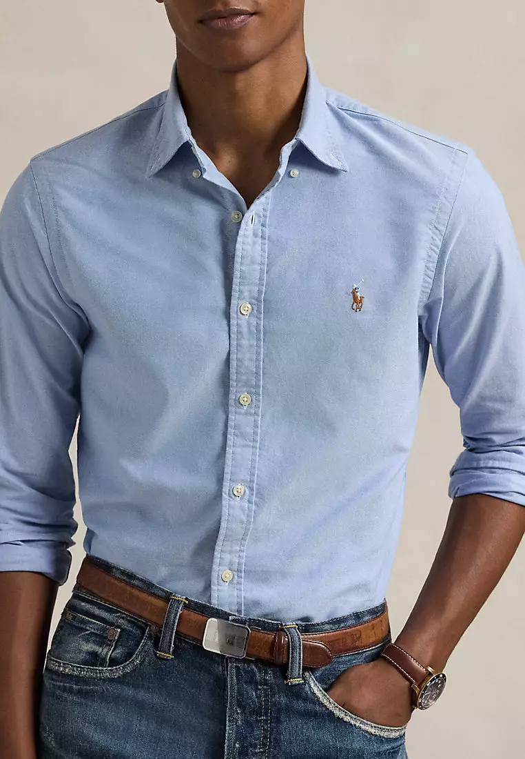 Slim Fit Oxford Long Sleeve Shirt