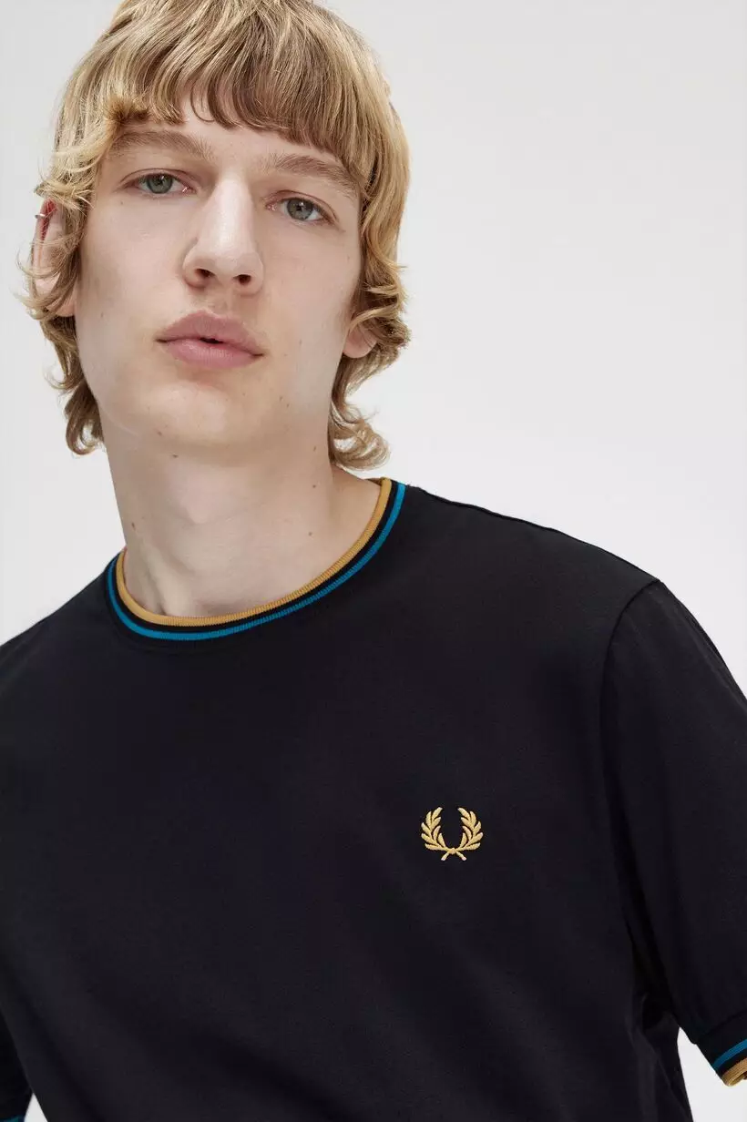 Buy Fred Perry Fred Perry M1588 Twin Tipped T-Shirt 2024 Online ...