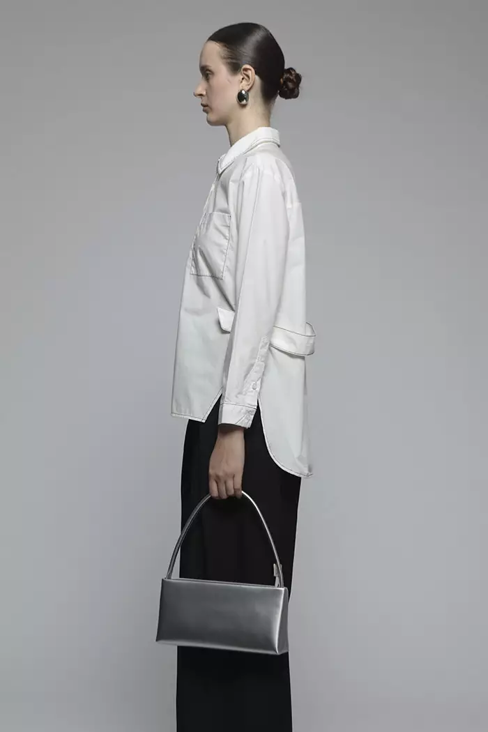COTTONINK Studio - Atasan Kemeja Wanita Off-white Perse #StudioEssentials