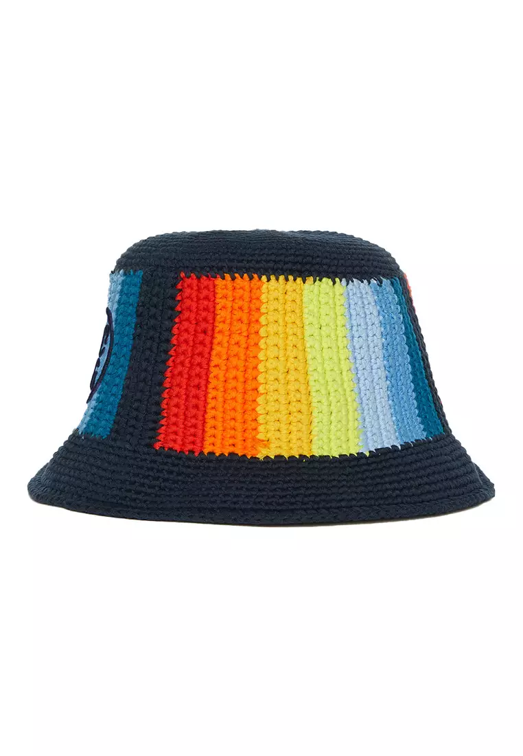 G/Fore Circle G's Colour Blend Crochet Bucket Hat (Twilight)