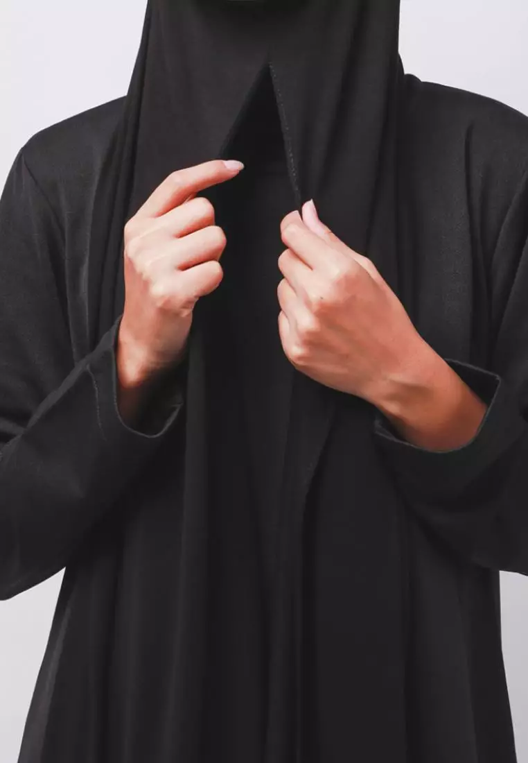 DH038 Pashmina Instan Black