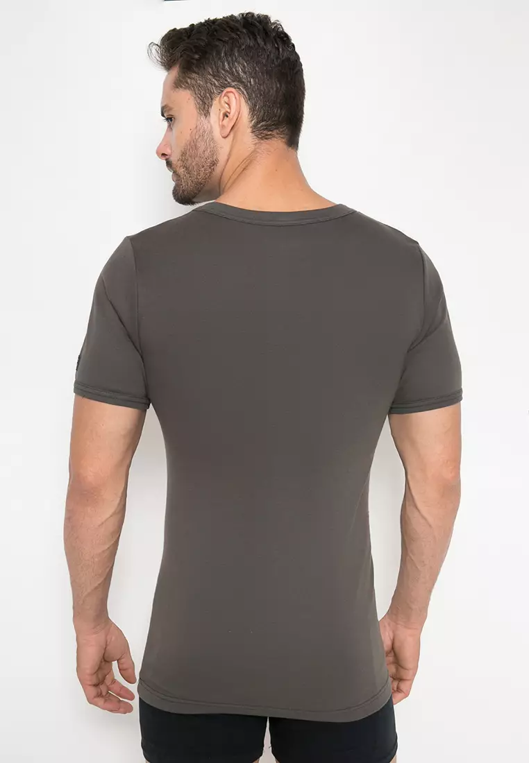LGS - Innerwear - Pakaian Dalam Pria - Kaos Oblong Pria - Round Neck - LETS.003.333