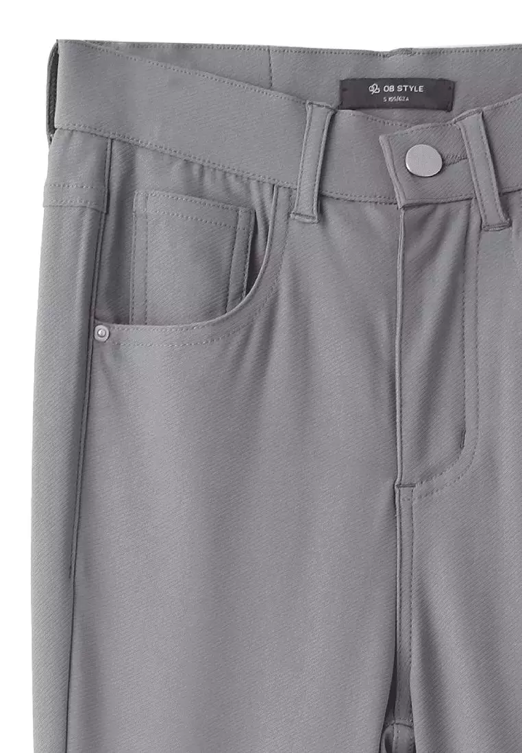 Buy OBSTYLE Slimming Stretch Trousers [BA7590] 2026 Online | ZALORA