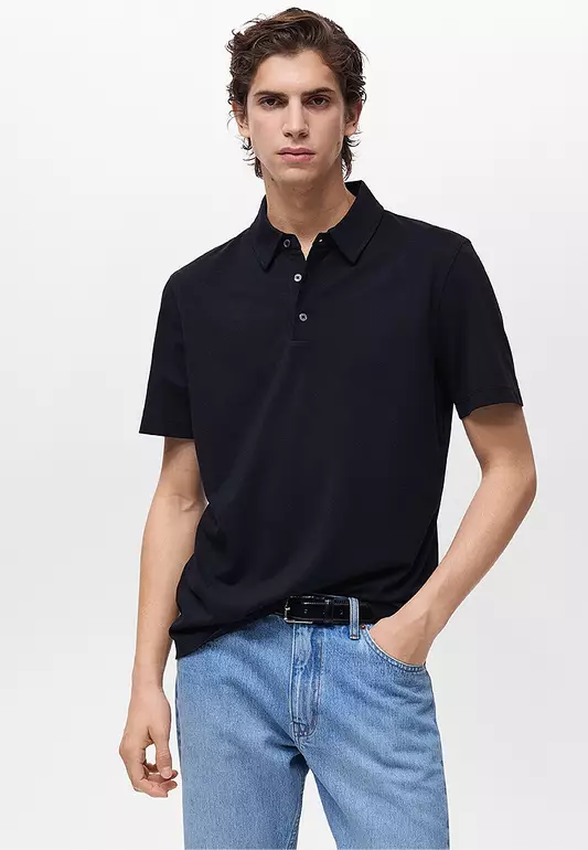 Slim-Fit Cotton-Piqué Polo Shirt