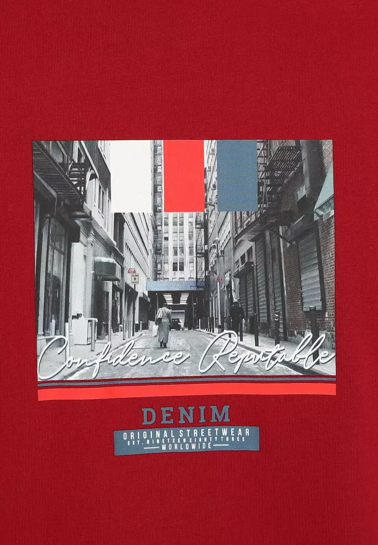 POLICE T-Shirt Cotton Combed Sablon Raster Pria 2073280431