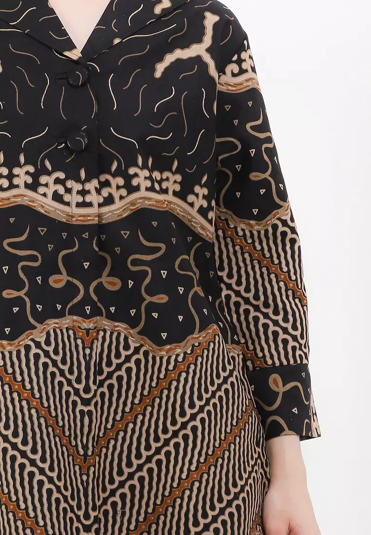 BATIK TALENTA EXCLUSIVE batik wanita blous COAST DARK