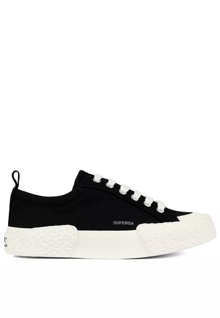 Superga 2660 Stripe Big Bumpers Black Off White