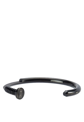 Premium - 不銹鋼esprit cn鐵釘開口手鐲, 飾品配件, 手環