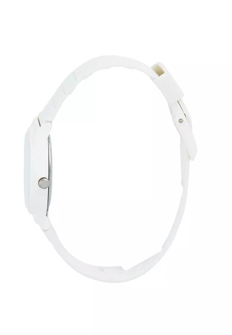 Casio POP Series - Jam Tangan Analog Wanita - White Resin Band - LQ-24B-7B