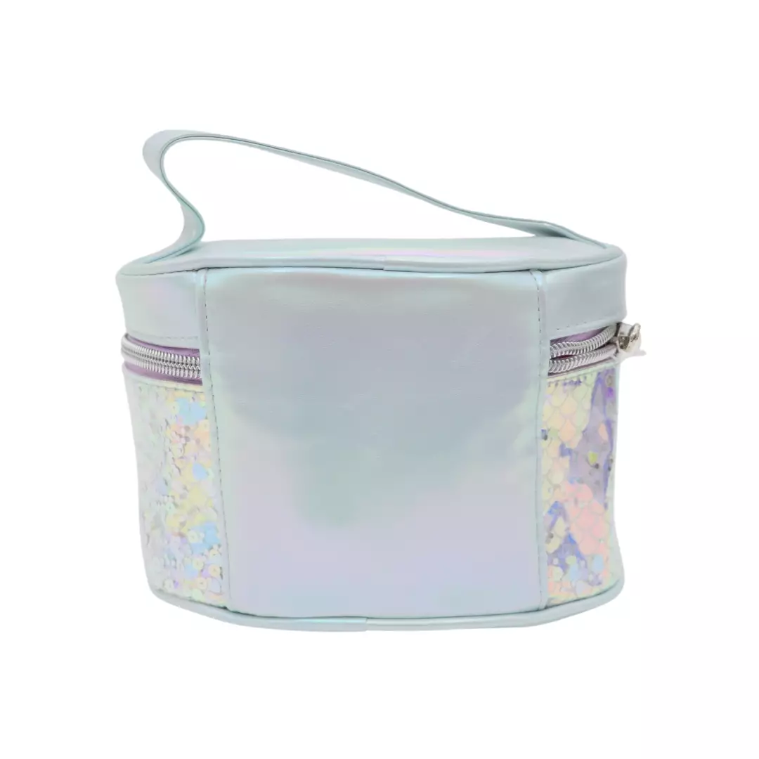 Girls Holographic Shakey Mermaid Makeup Bag - Tas Anak Perempuan