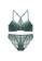 W.Excellence green Premium Green Lace Lingerie Set (Bra and Underwear) 299EBUSC7F8E58GS_1