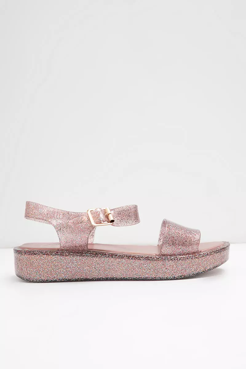 Sofia Masira Platform Sandal Jelly Dusty Pink