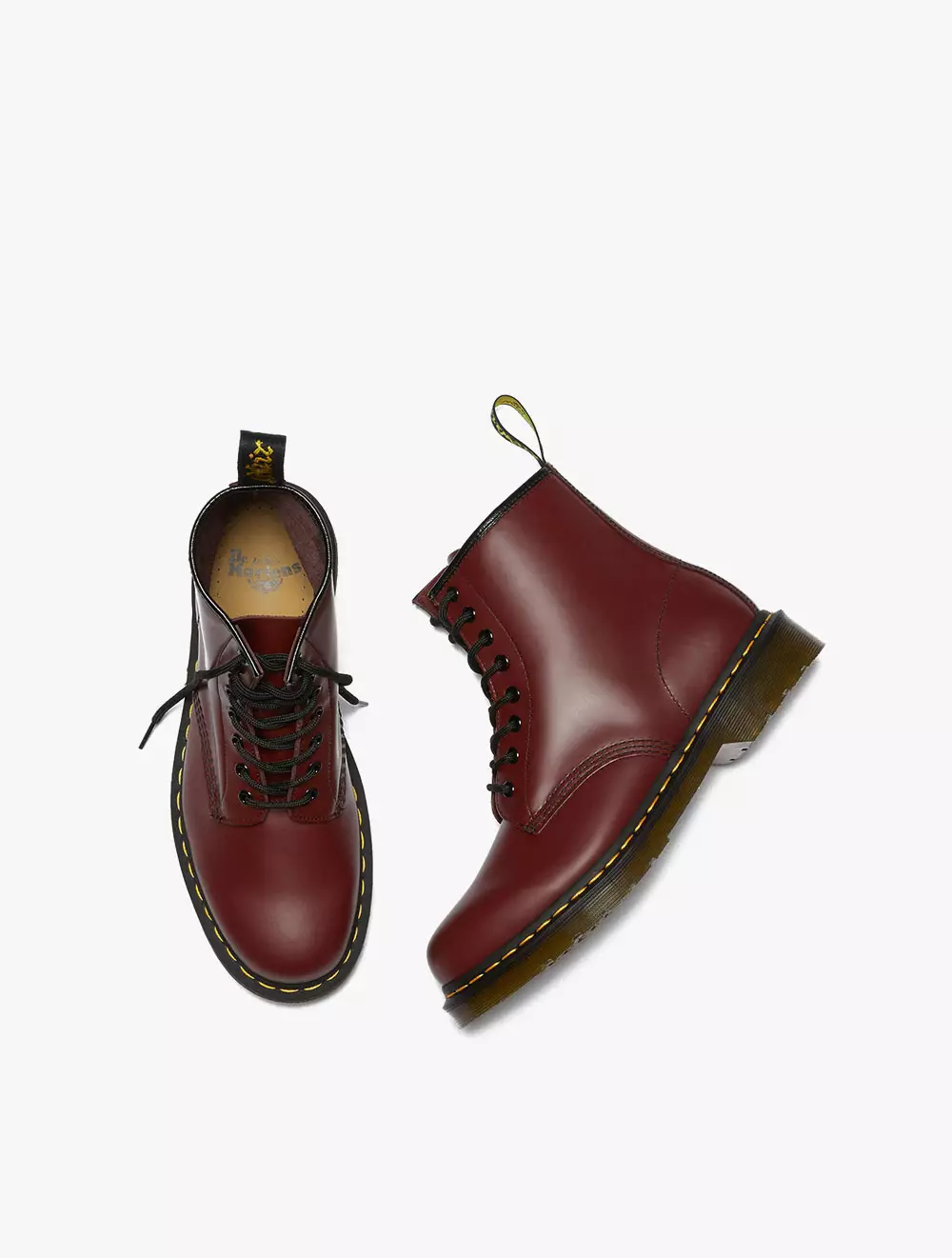1460 Smooth Boots - Cherry Red