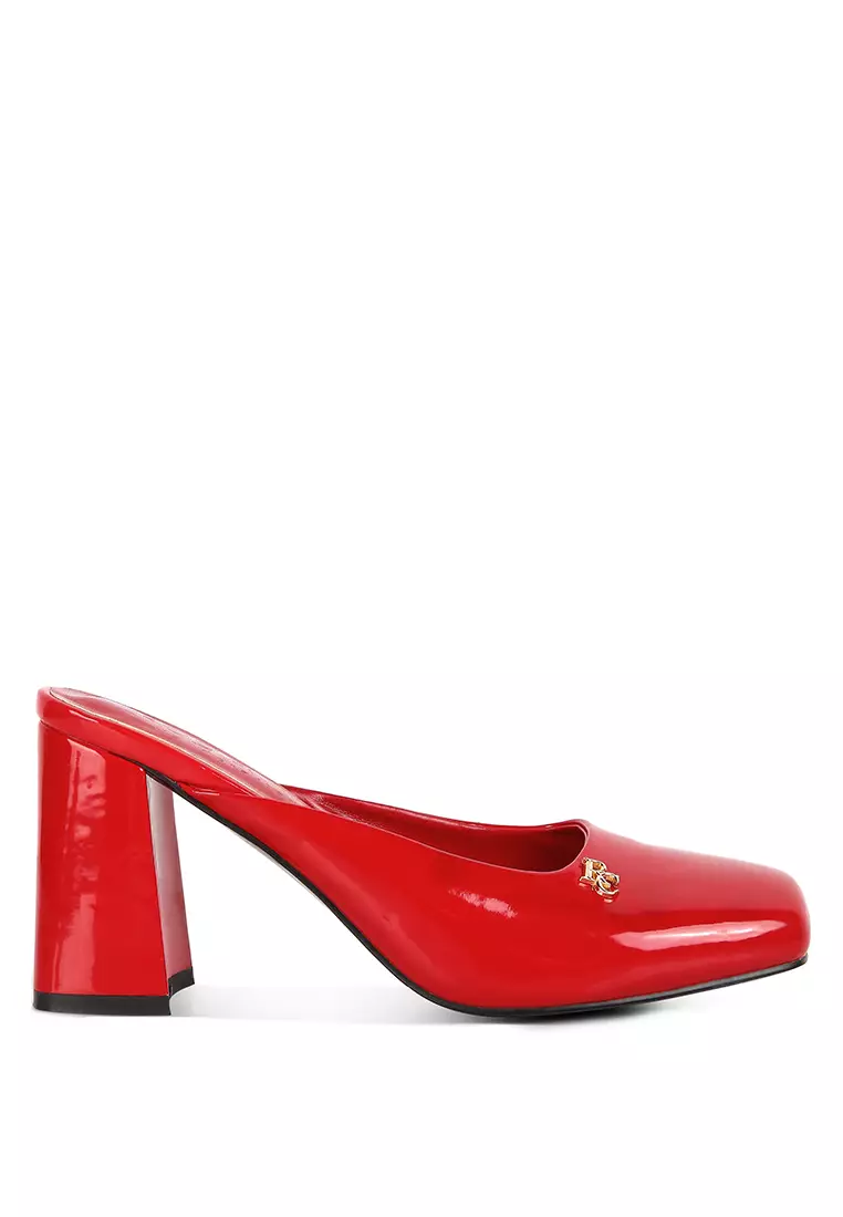 Red patent store