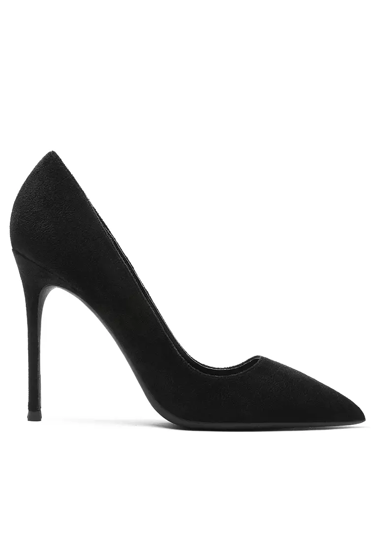 10CM Uniform Pointed High Heel Shoes HZL212