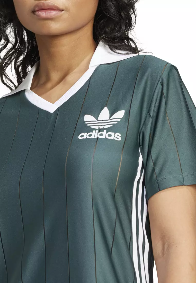 Adicolor 3 Stripe Pinstripe Dress