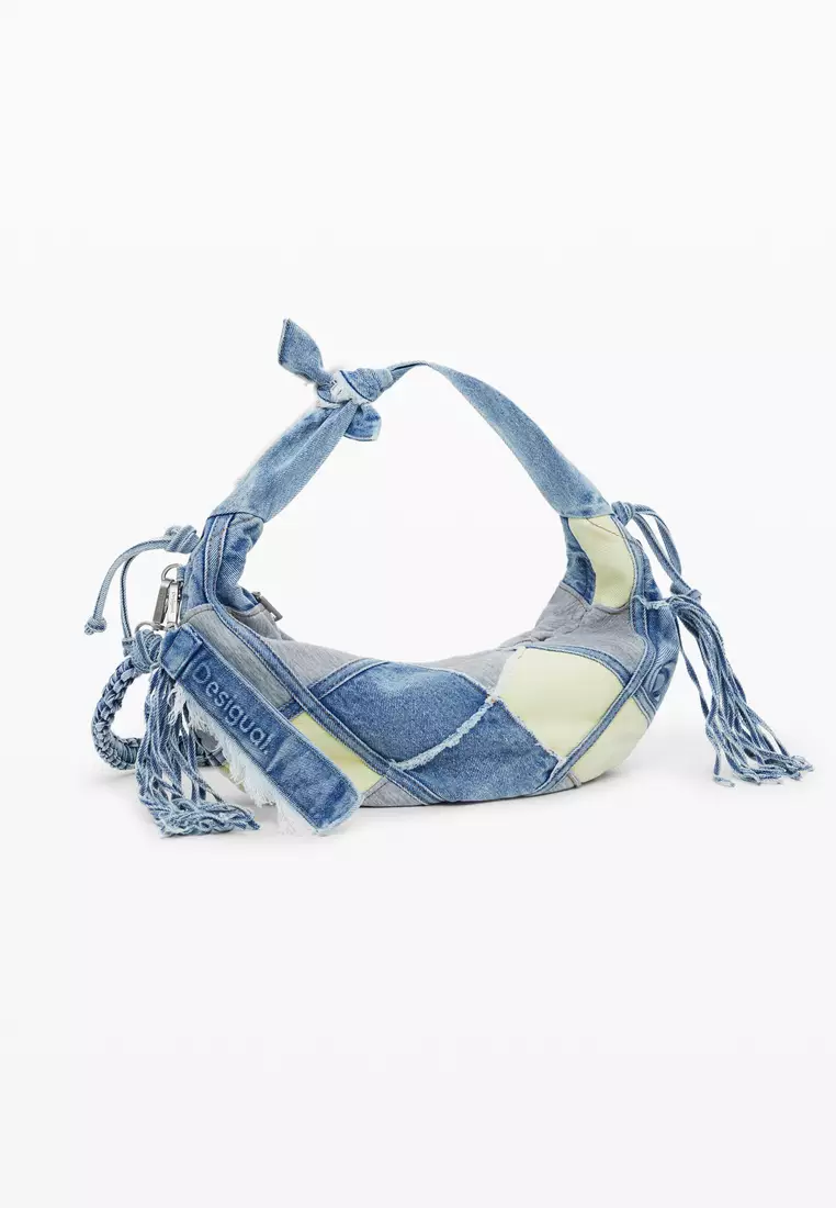 Medium Denim Patchwork Bag