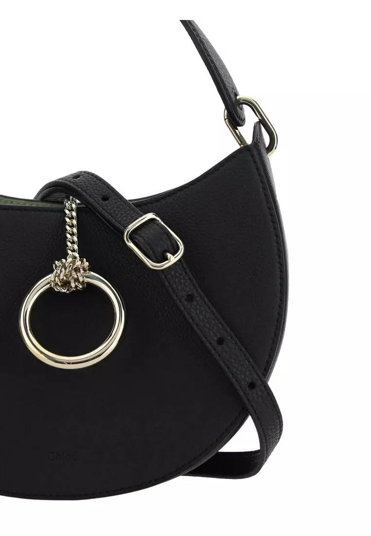Chloe black leather bag shop