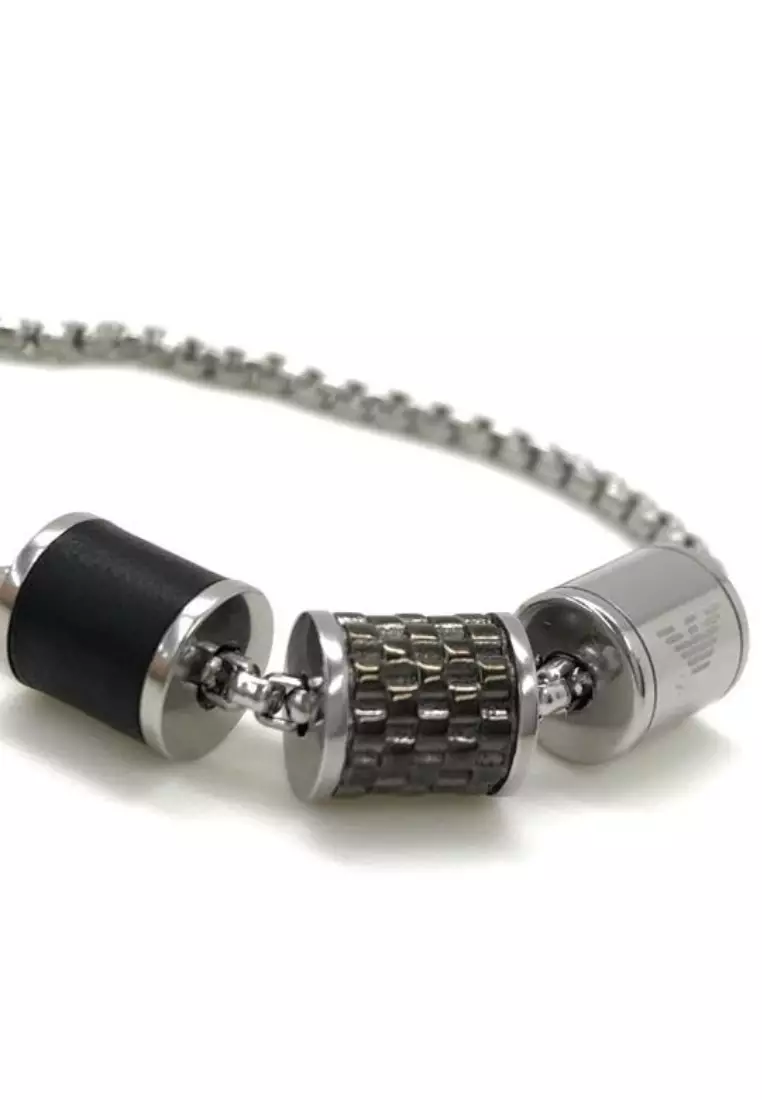 Emporio Armani Men's Necklace 銀色男士項鏈 (EGS2383020)